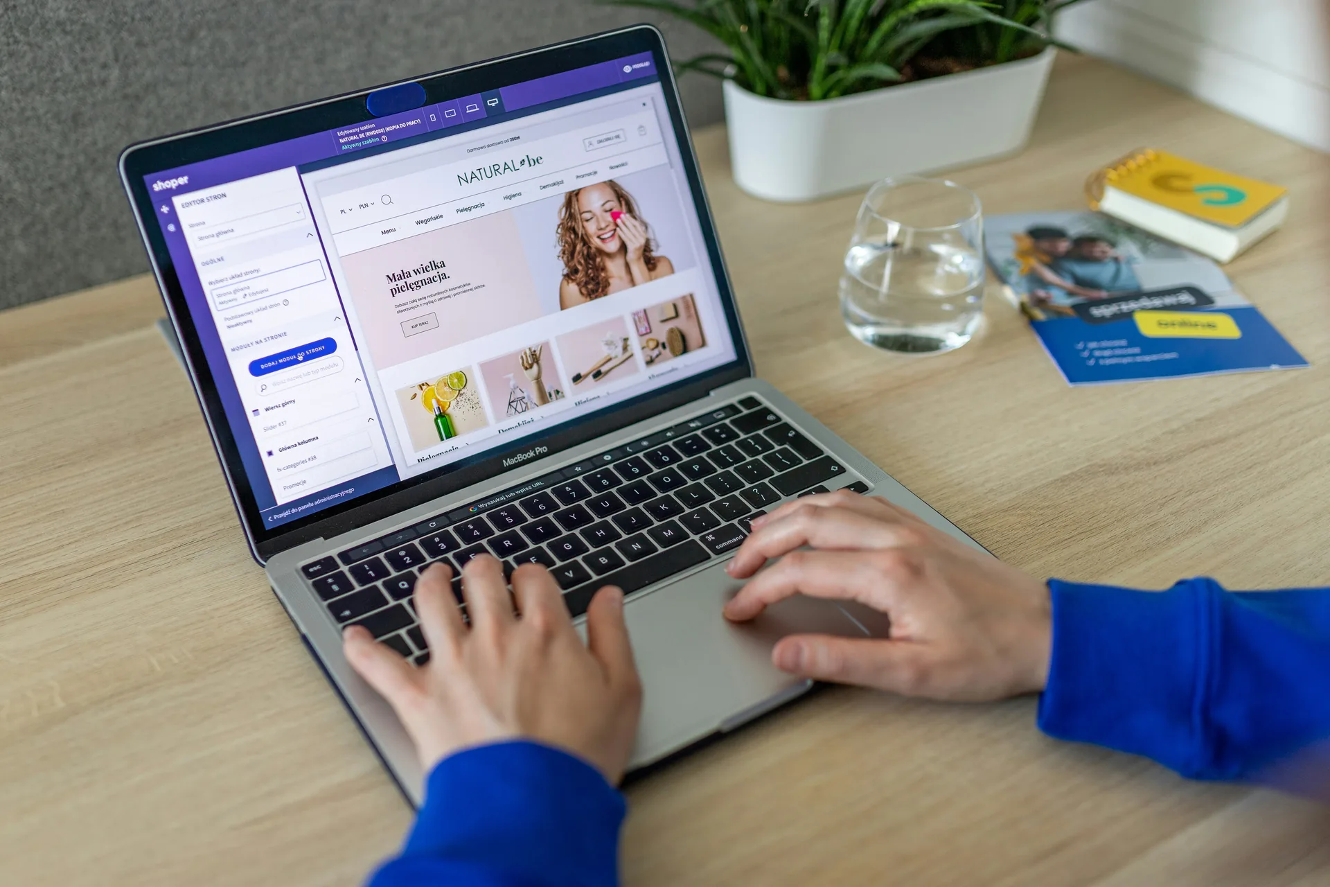 Building an online store interface